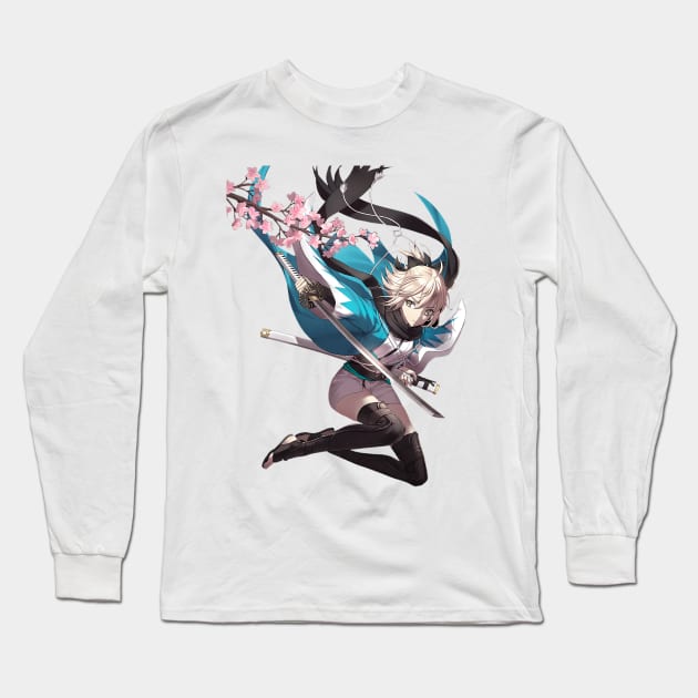 Fate Grand Order Sakura Saber Long Sleeve T-Shirt by Otakuteland